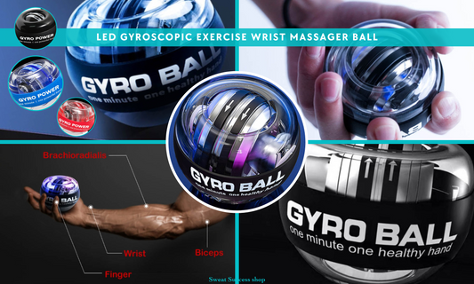 LED Gyroscopic Exercise Wrist Massager Ball | Sweat Success shop Blog