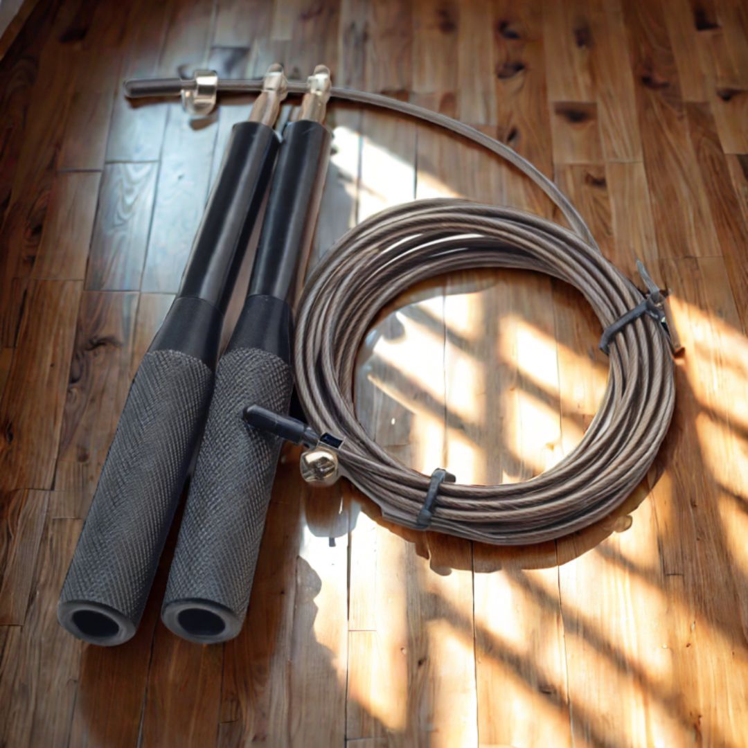 Aluminum Speed Jump Rope Black