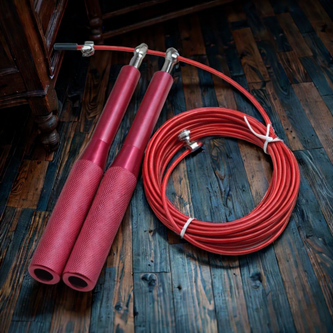 Aluminum Speed Jump Rope Red