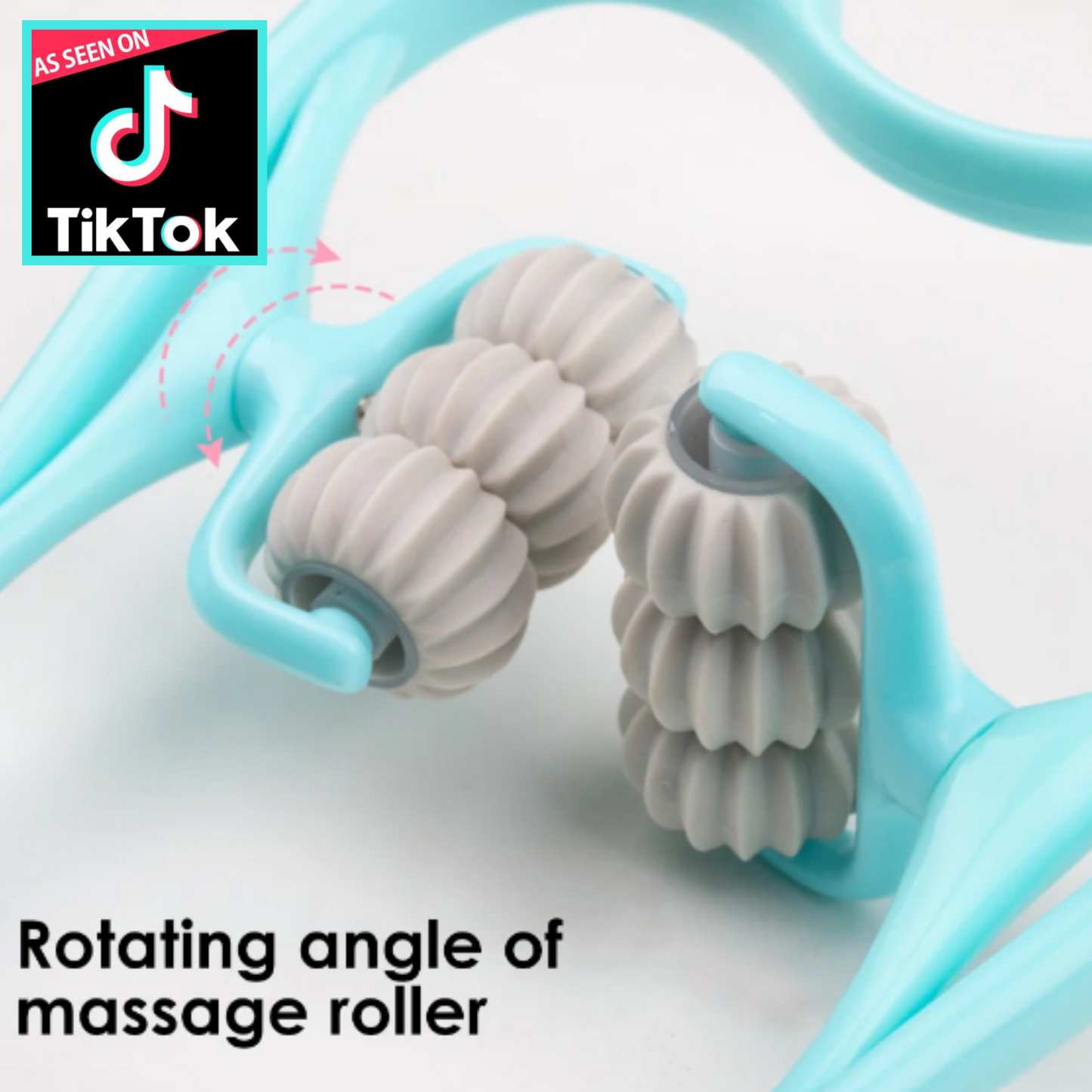 Cervical Spine Six-Wheel Neck Massager Roller | Sweat Success shop