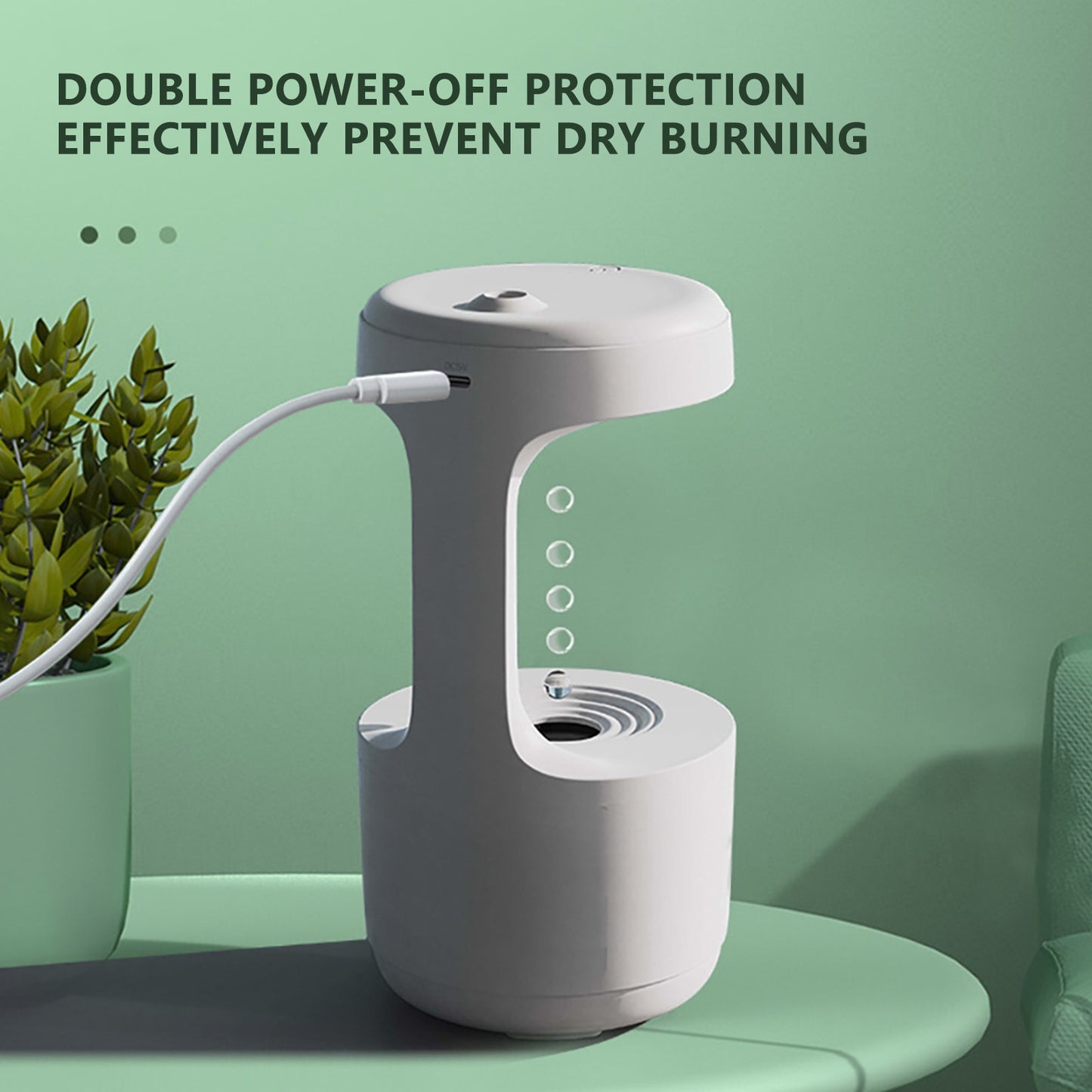 Anti-Gravity Water Droplet Humidifier | Sweat Success shop