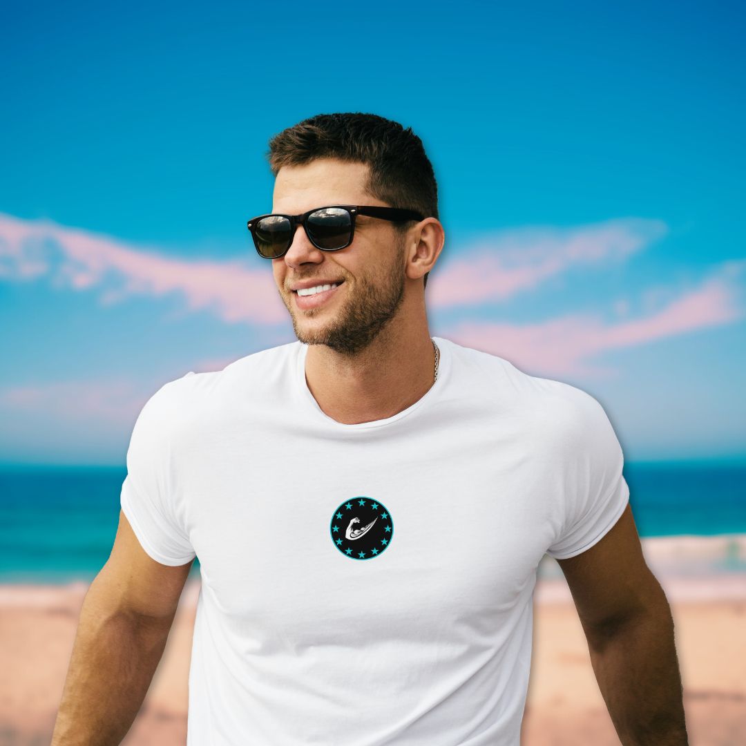 Starlit Flex Swoosh Gym Tee: Up Your Fitness Game with Flair
