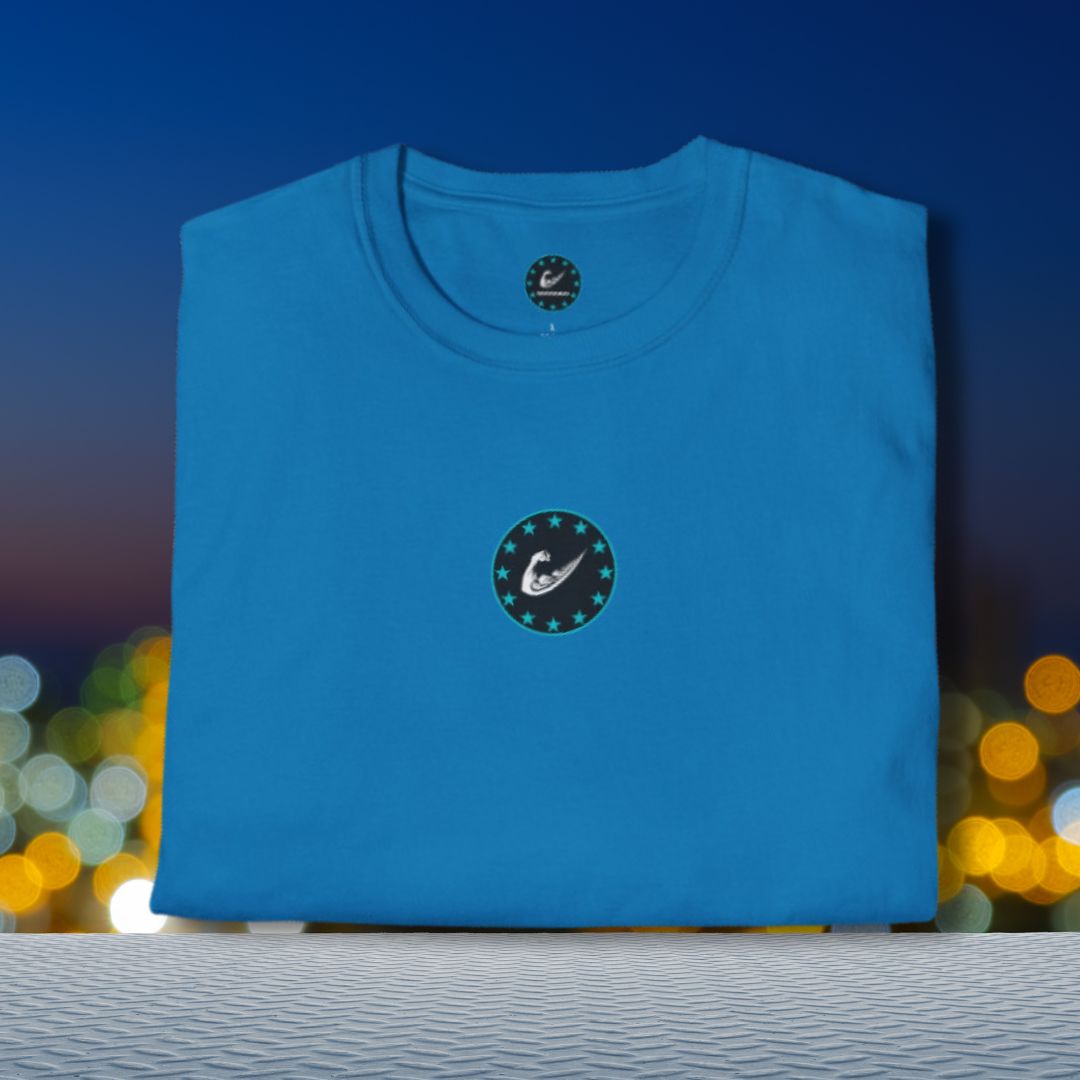 Starlit Flex Swoosh Gym Tee: Up Your Fitness Game with Flair