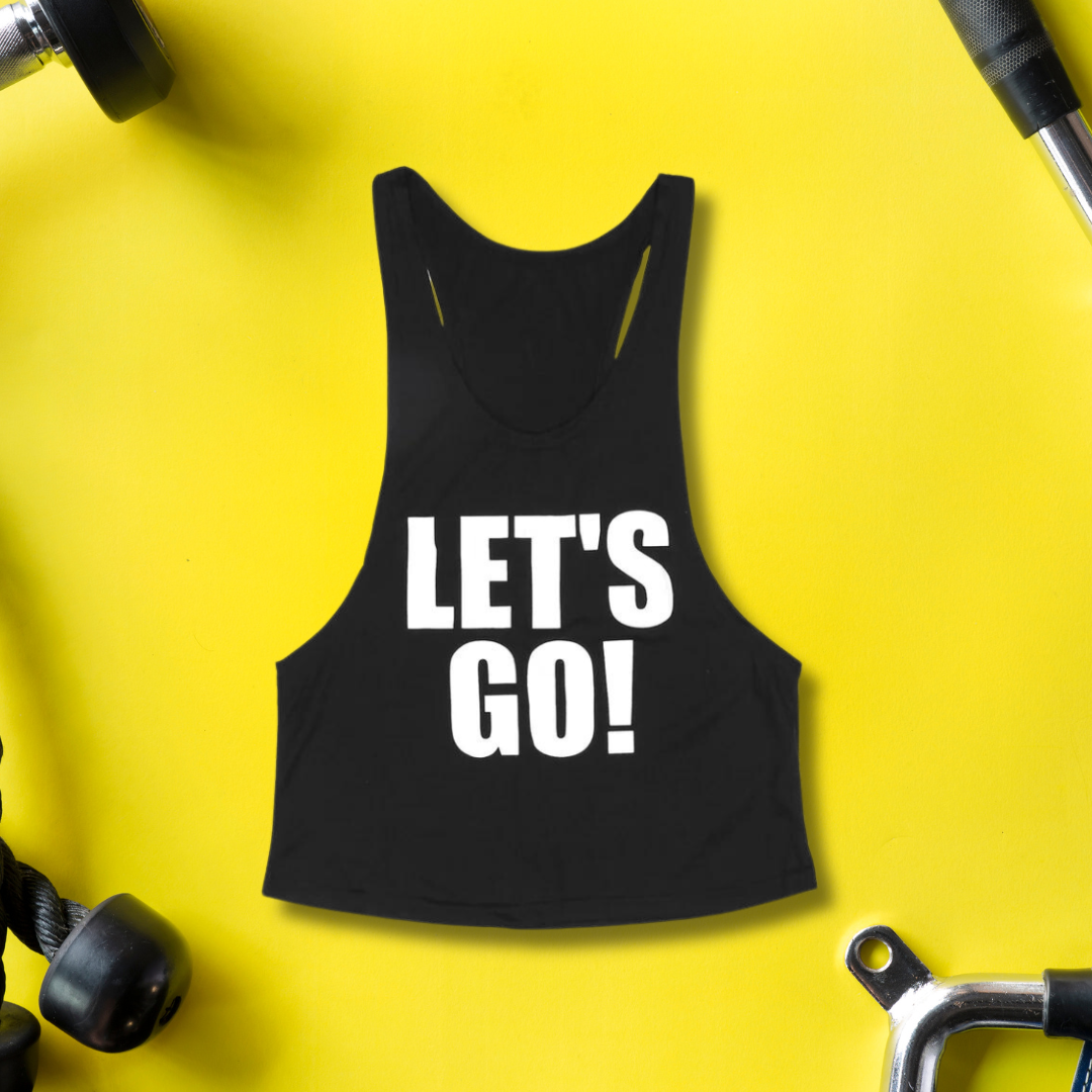 Flaunt your style with our Women's Backless "Let's Go" Tank Top - Sweat Success