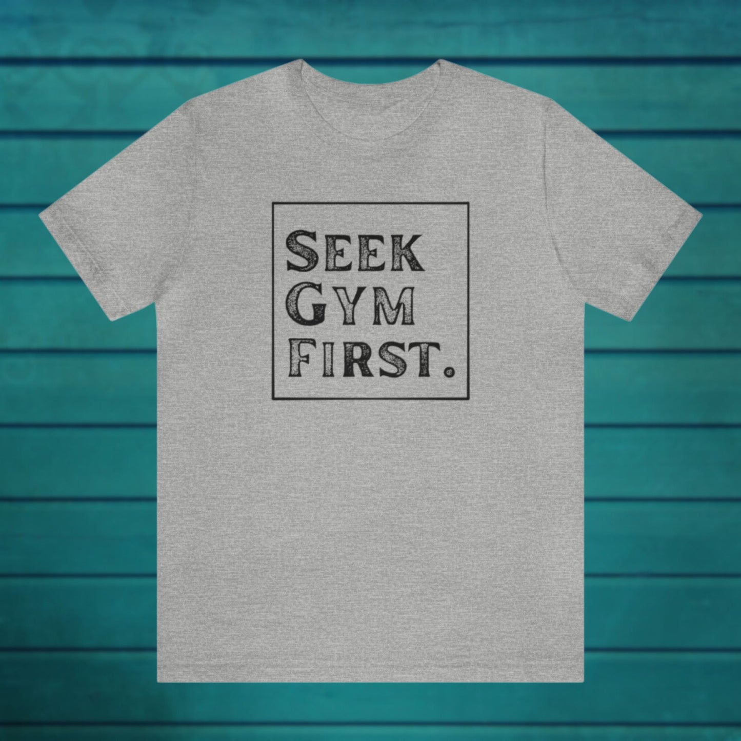 Seek Gym First Textured Casual Athletic Heather Tee | Sweat Success shop