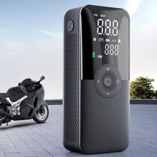 7.4V Wireless Air Pump black motorcycle