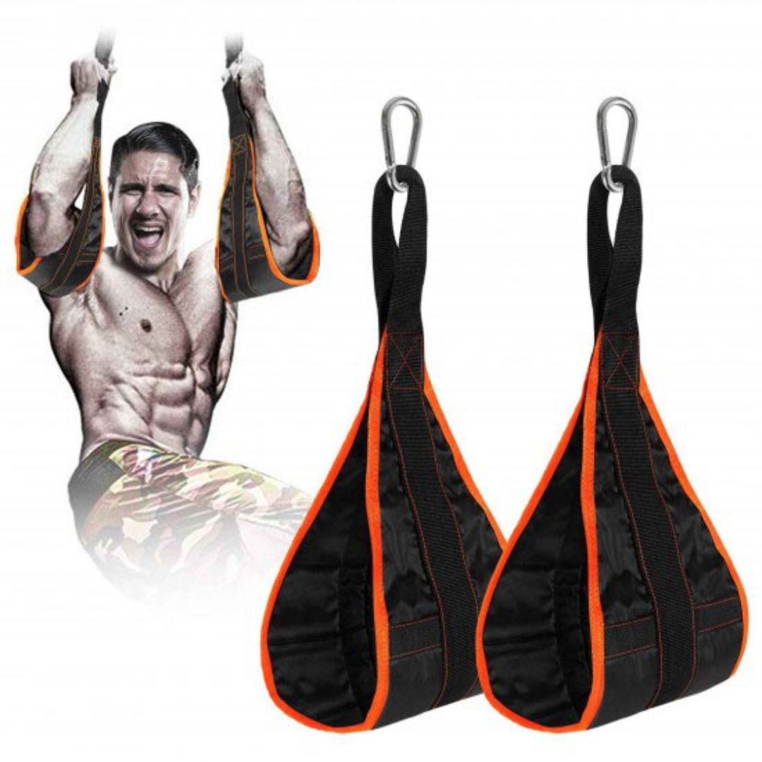 Ab Sling Straps for Hanging Pull-Ups male orange