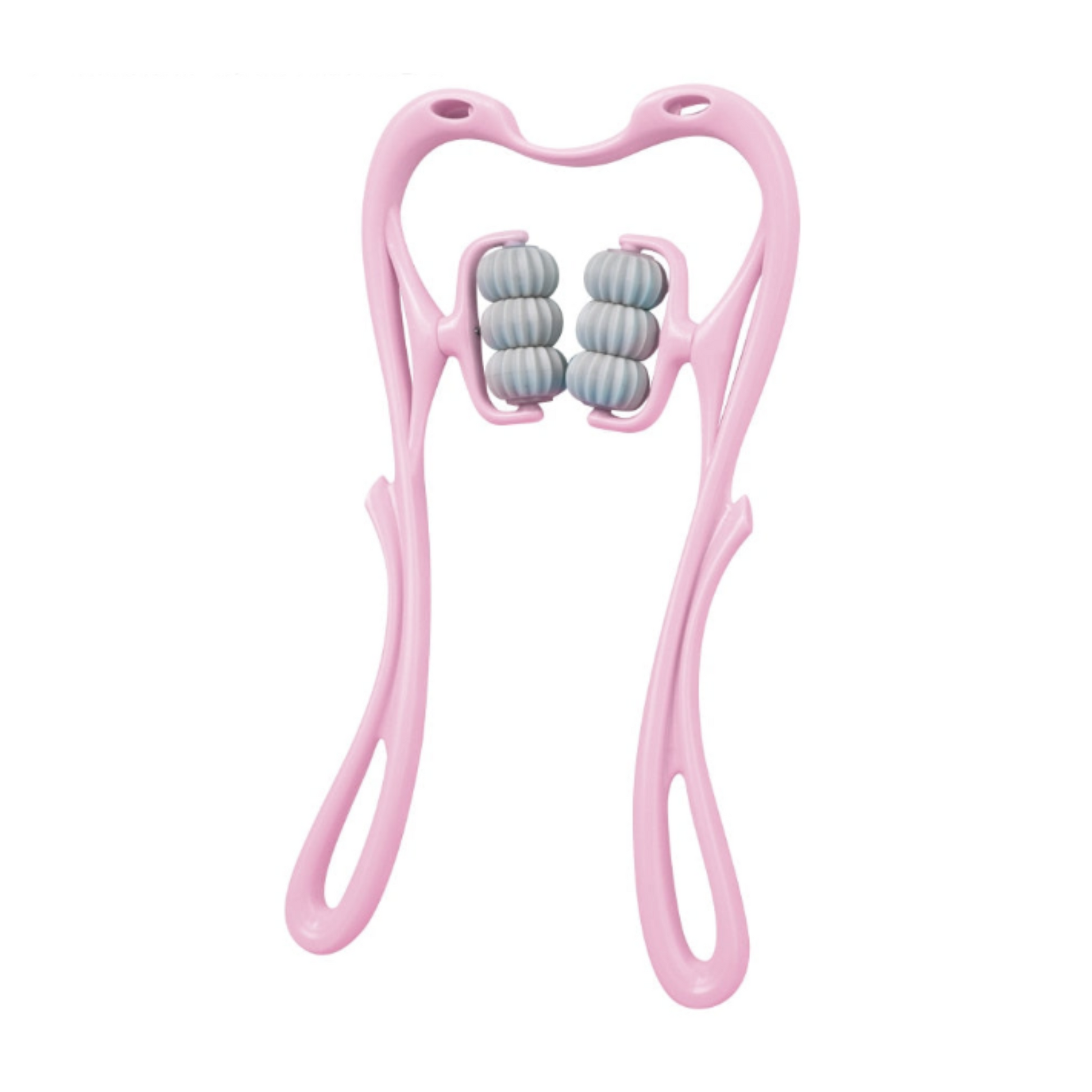 Cervical Spine Six-Wheel Neck Massager Roller pink | Sweat Success shop