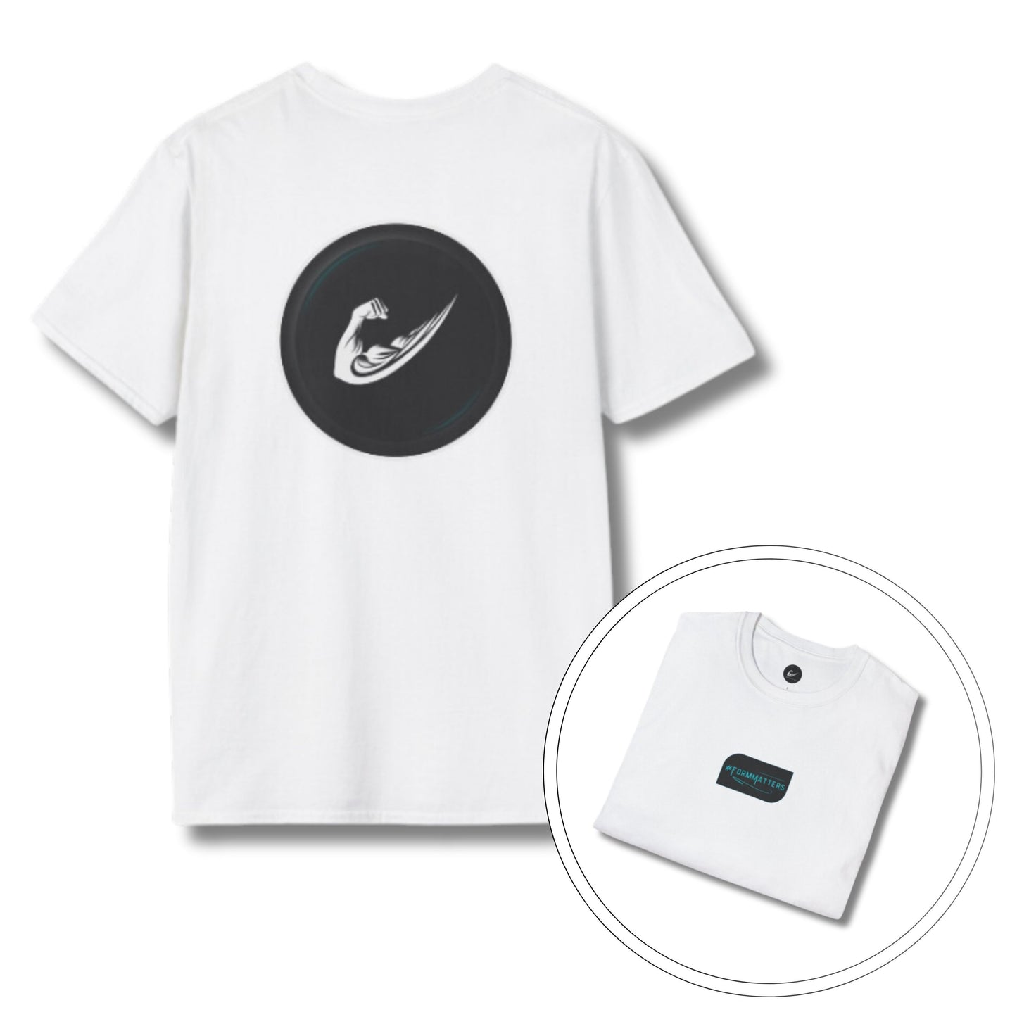 Flex & Form Softstyle Gym T-Shirt White