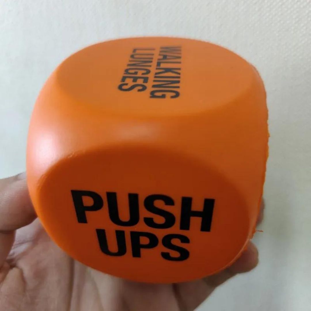 Fun Fitness & Exercise Decision Dice Sweat Success shop Letters