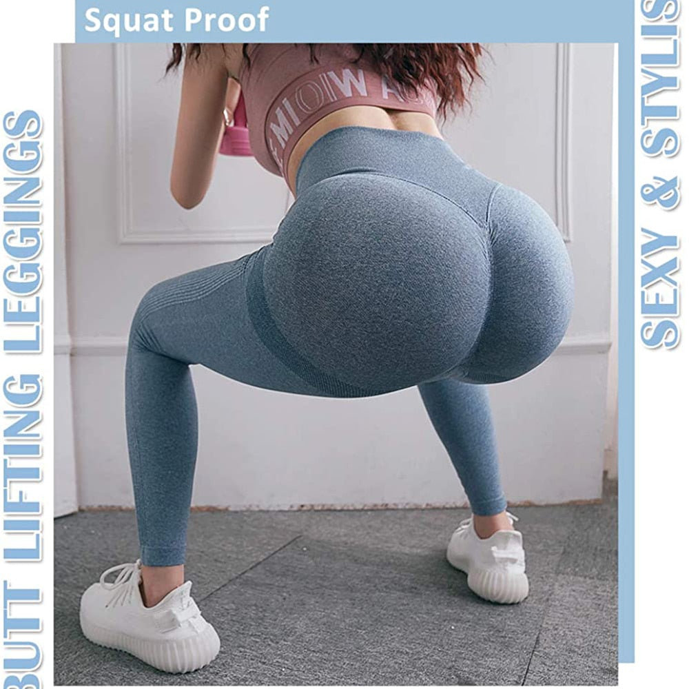 Women's High Waist Push Up Leggings | Fitness Leggings for Women - Sweat Success