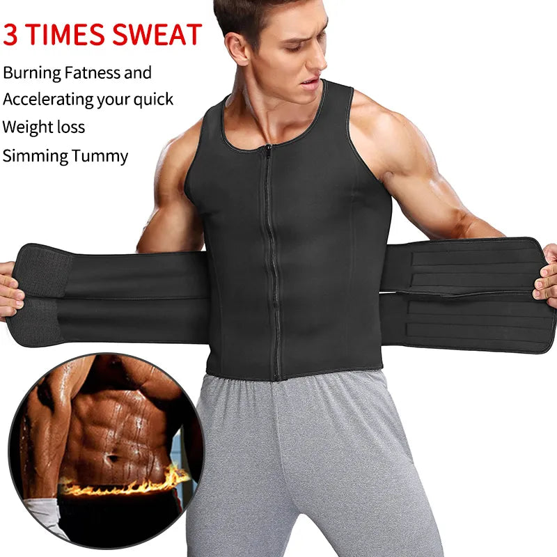 Men's Shapewear Sauna Vest 3x Sweat