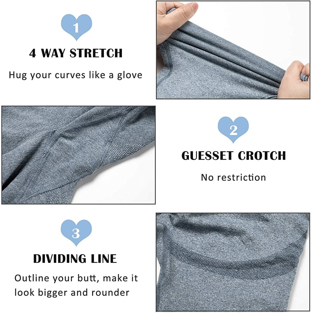 Women's High Waist Push Up Leggings | Fitness Leggings for Women - Sweat Success
