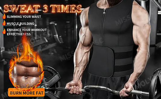 Men's Shapewear Sauna Vest Sweat 3x more