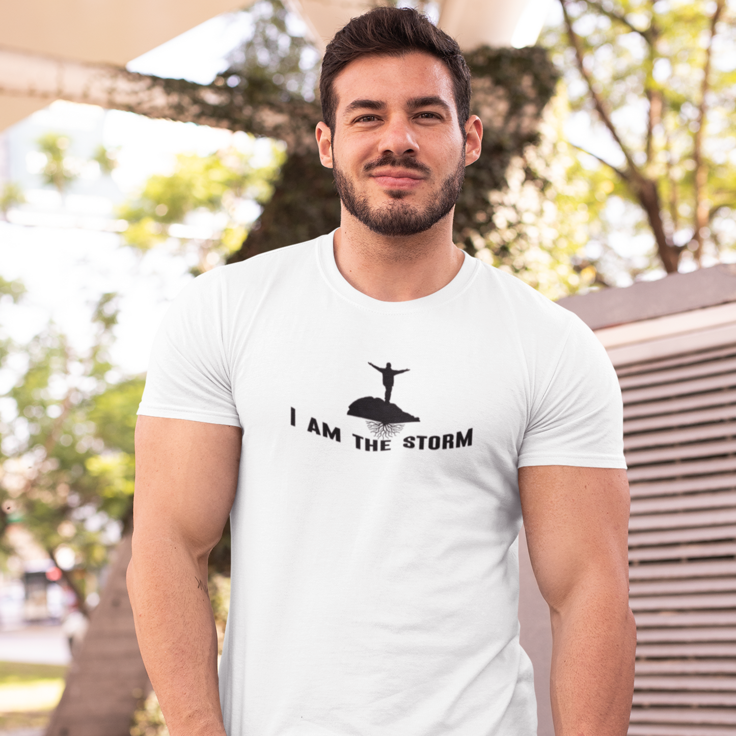 I Am The Storm Men's Tee White Sweat Success shop
