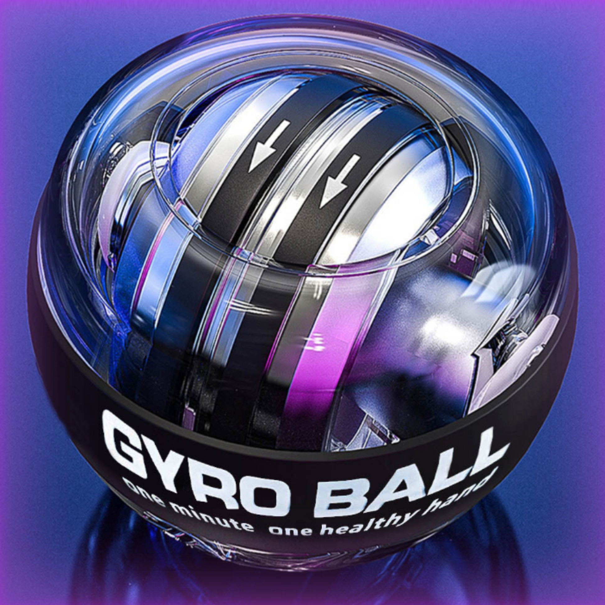 LED Gyroscopic Exercise Wrist Massager Ball