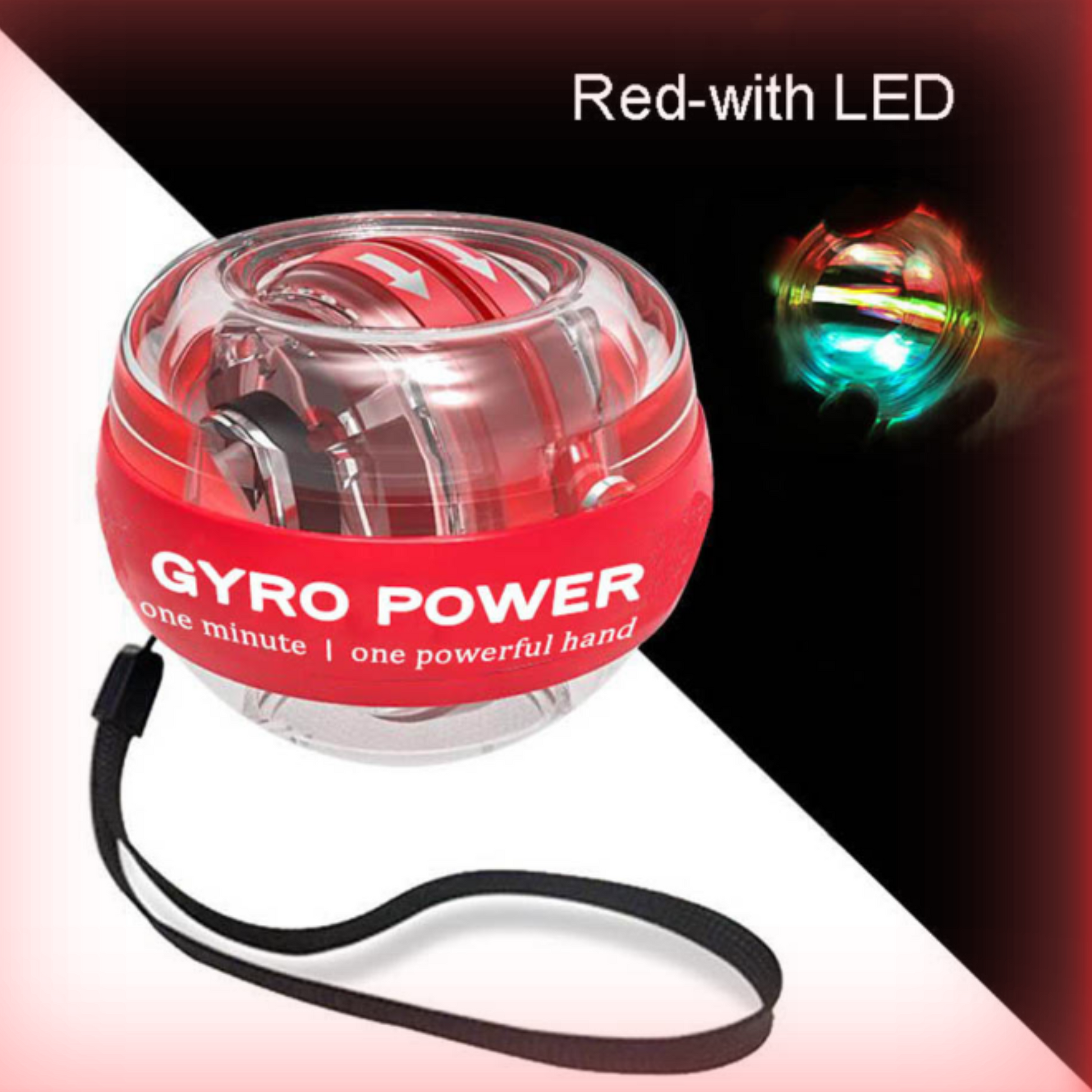 LED Gyroscopic Exercise Wrist Massager Ball