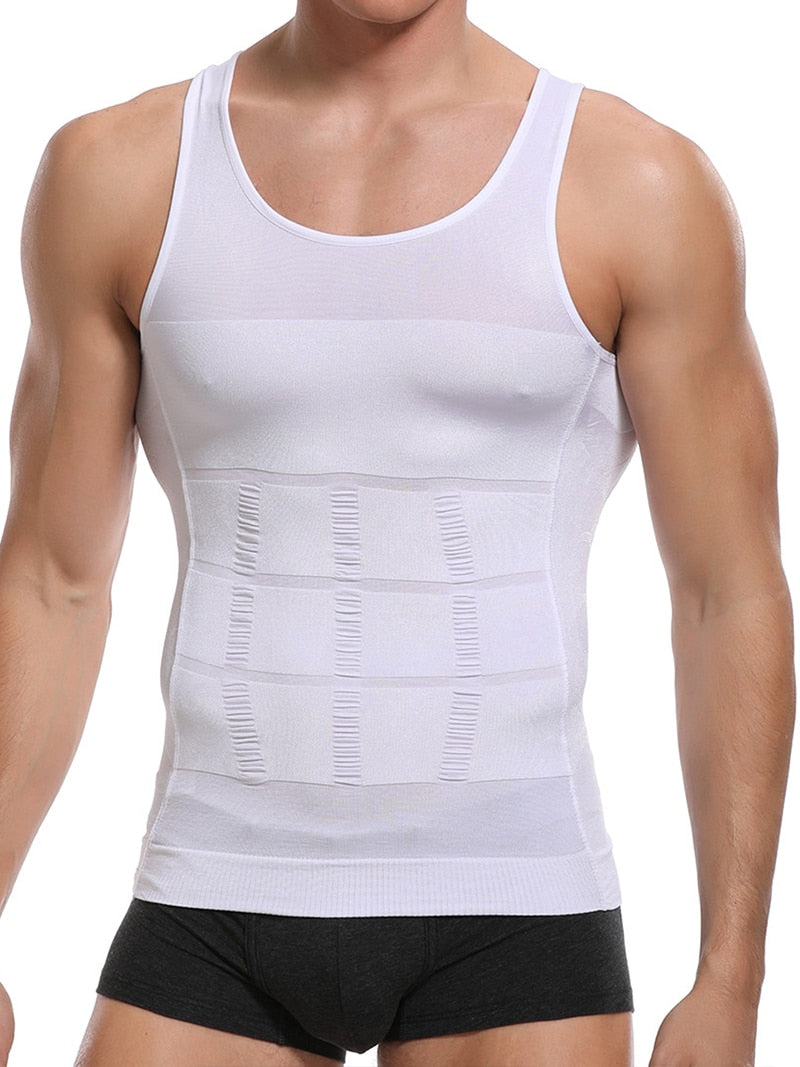 Men's Compression Slimming Vest Shirt Shapewear - Sweat Success