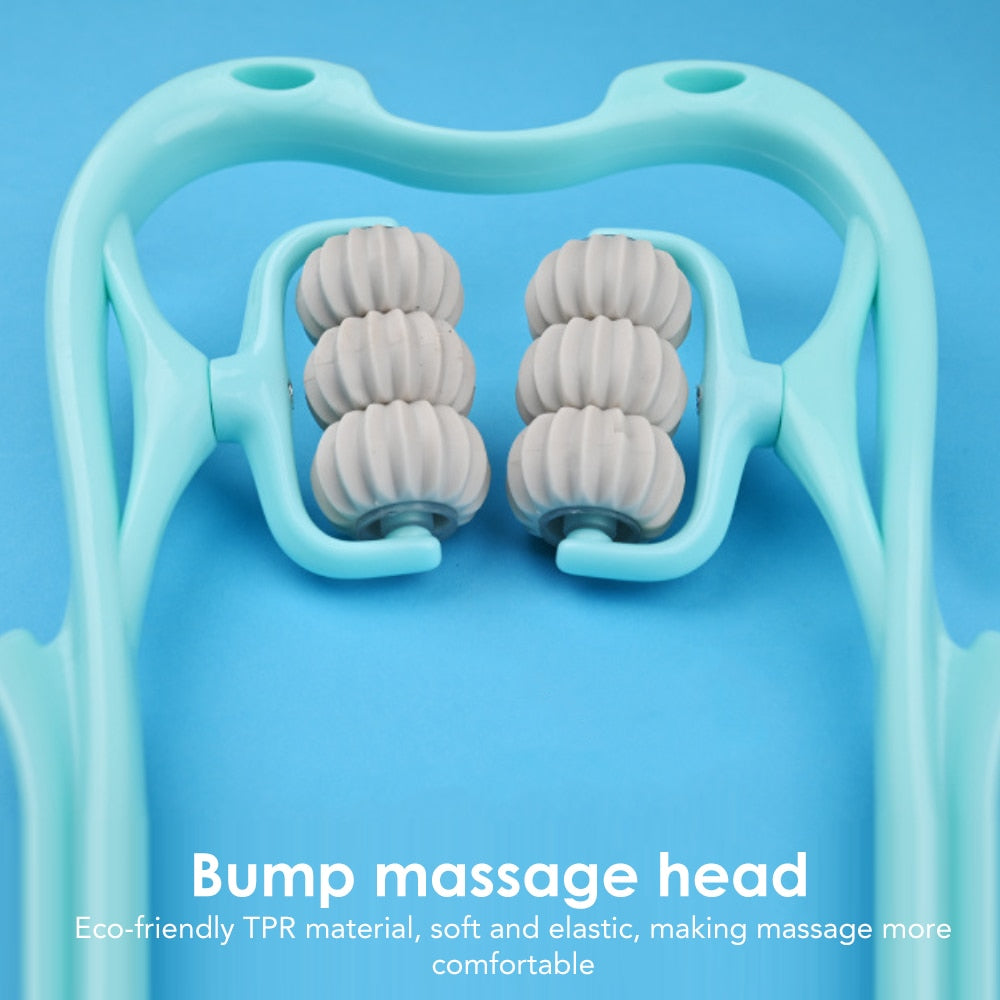 Cervical Spine Six-Wheel Neck Massager Roller | Sweat Success shop