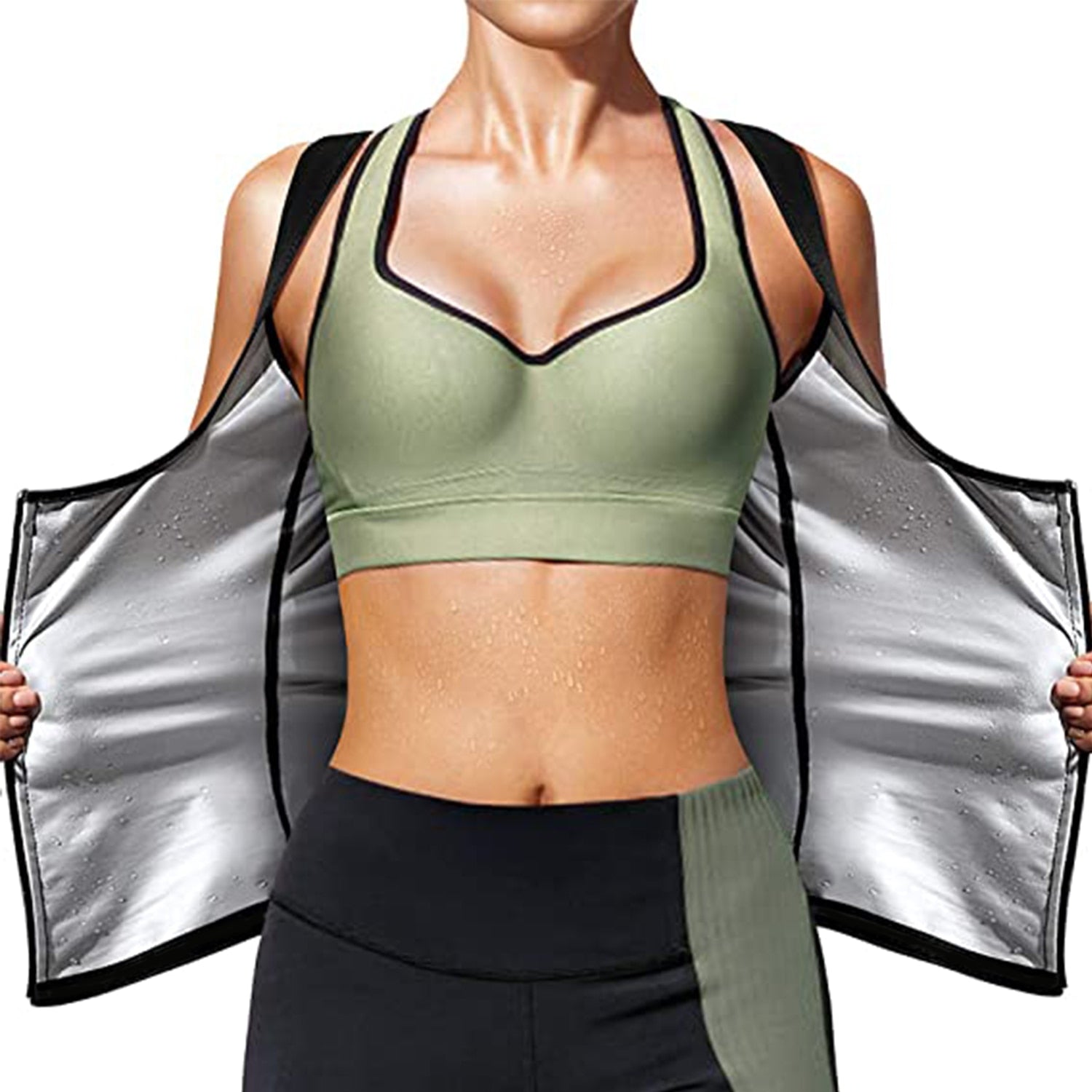 Up Your Workout with our Women's Sauna Shaper Vest - Sweat Success