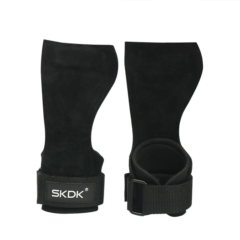 SKDK Cowhide Palm Protector Gym Workout Grips