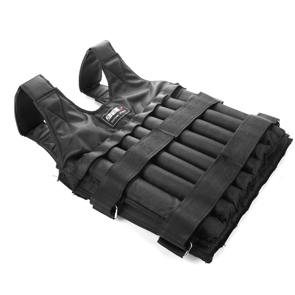 Loading Weighted Vest Adjustable Weight for Fitness Training Exercises