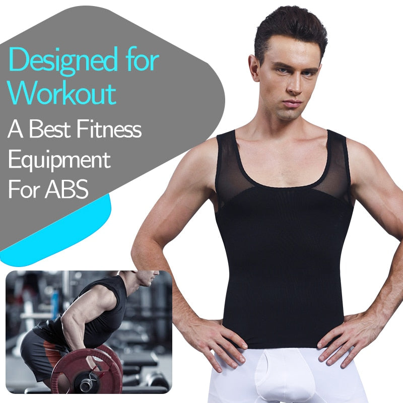 Men's Chest Compression Slimming Body Shaper - Sweat Success