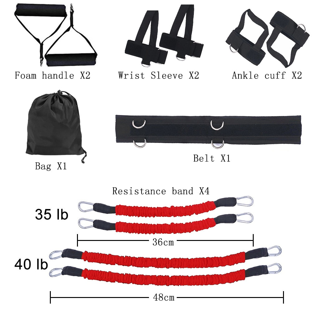 Fitness Resistance Stretching Strap Band - Sweat Success