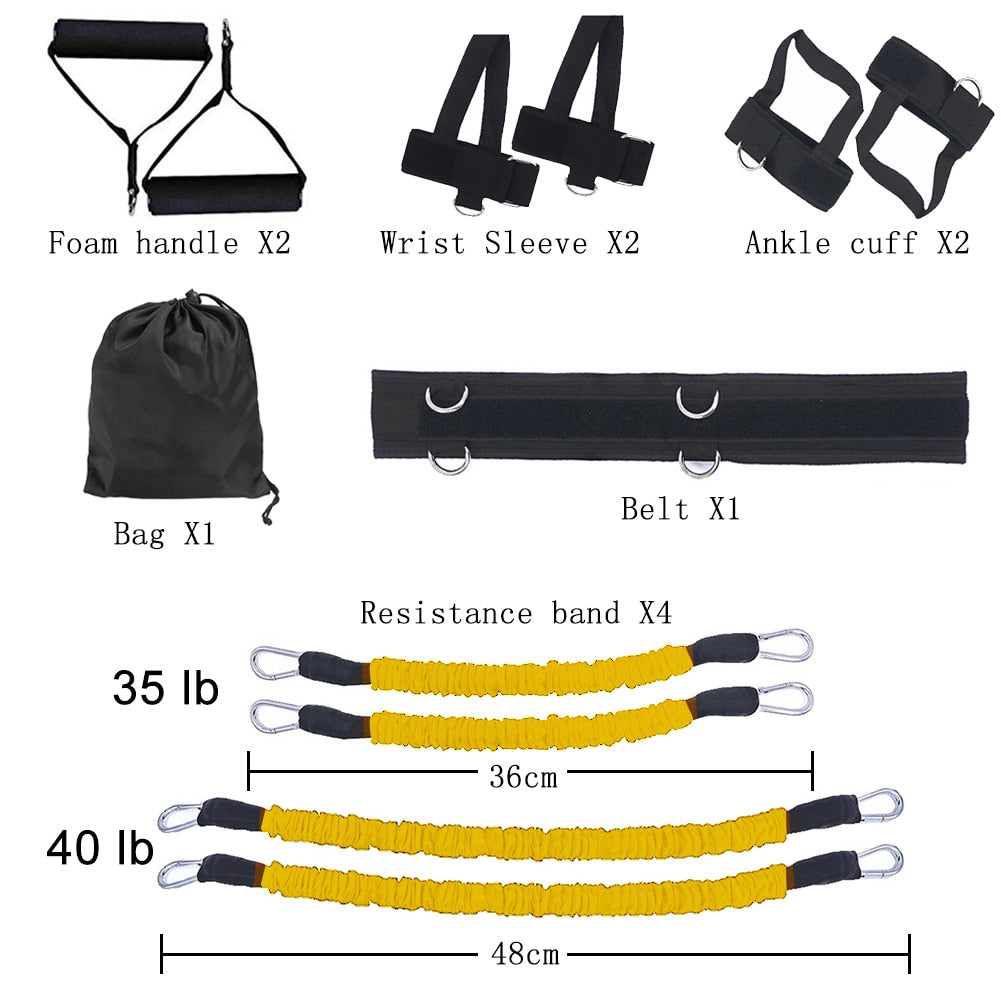 Fitness Resistance Stretching Strap Band - Sweat Success