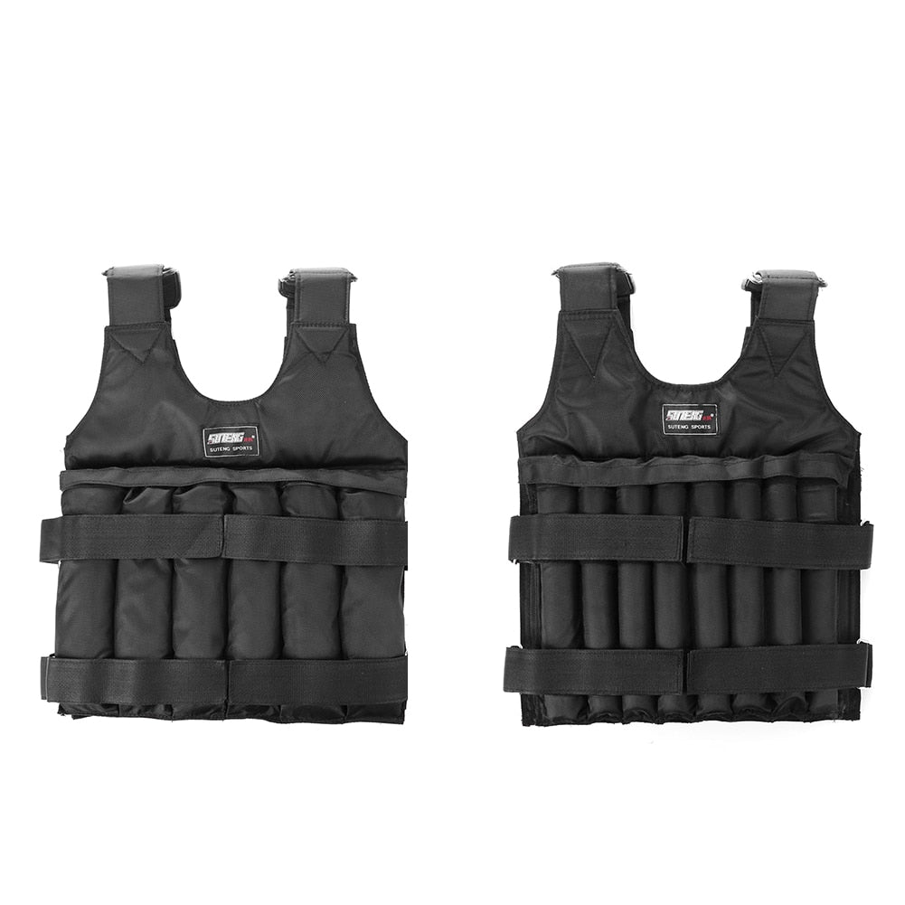 Loading Weighted Vest Adjustable Weight for Fitness Training Exercises