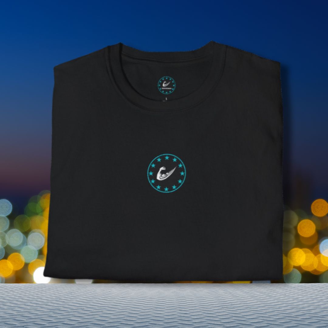 Starlit Flex Swoosh Gym Tee: Up Your Fitness Game with Flair