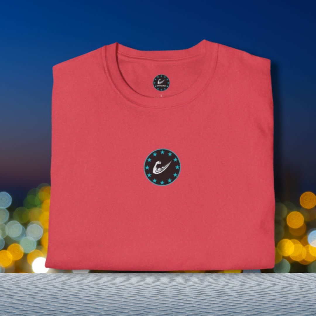Starlit Flex Swoosh Gym Tee: Up Your Fitness Game with Flair