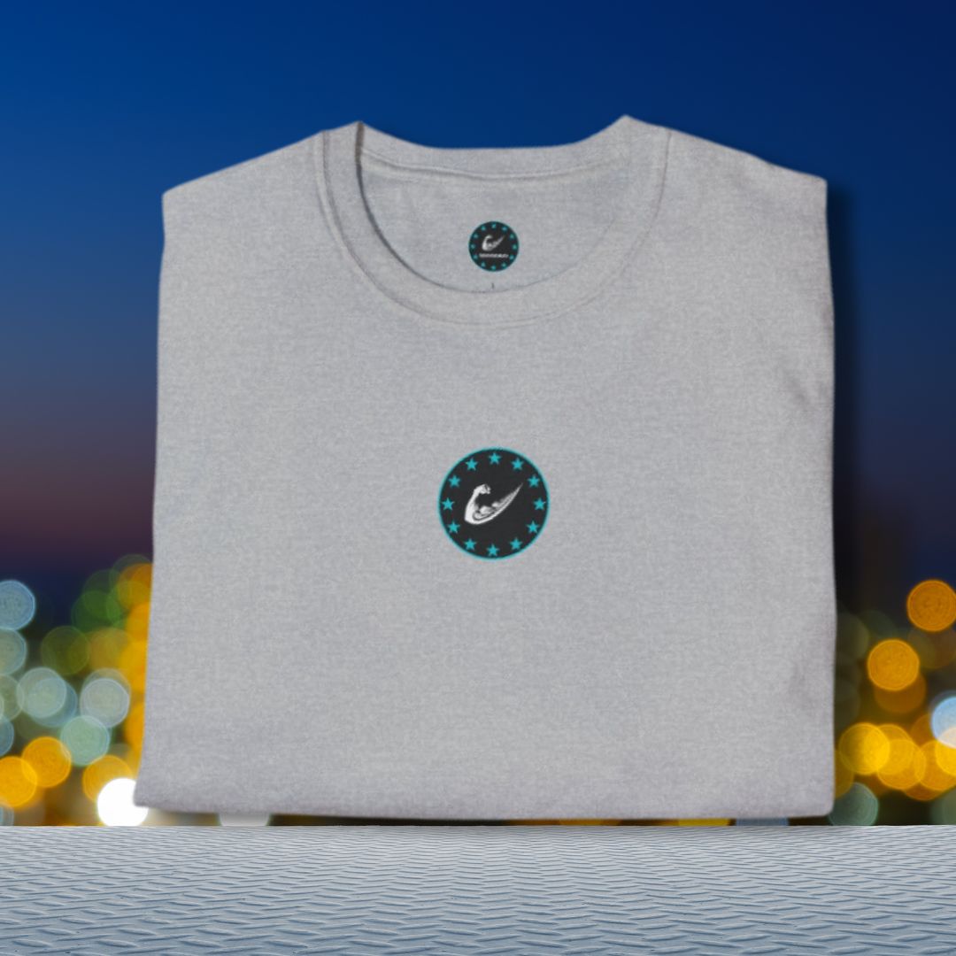Starlit Flex Swoosh Gym Tee: Up Your Fitness Game with Flair