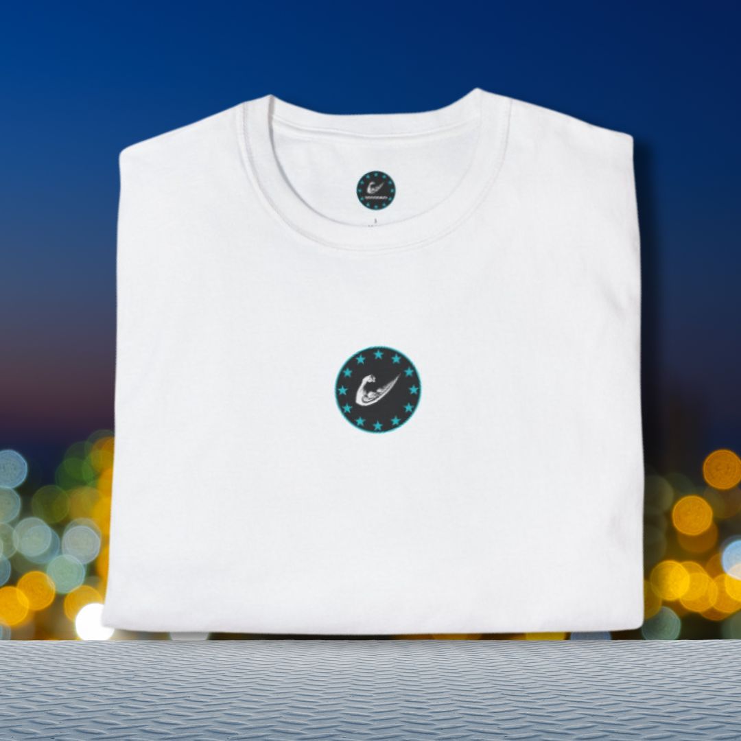 Starlit Flex Swoosh Gym Tee: Up Your Fitness Game with Flair