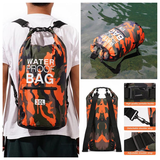 Ultimate Waterproof Sport Dry Bag Backpack with Wet/Dry Separation – 30L/15L