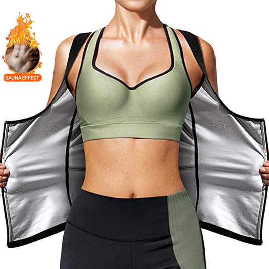 Up Your Workout with our Women's Sauna Shaper Vest - Sweat Success