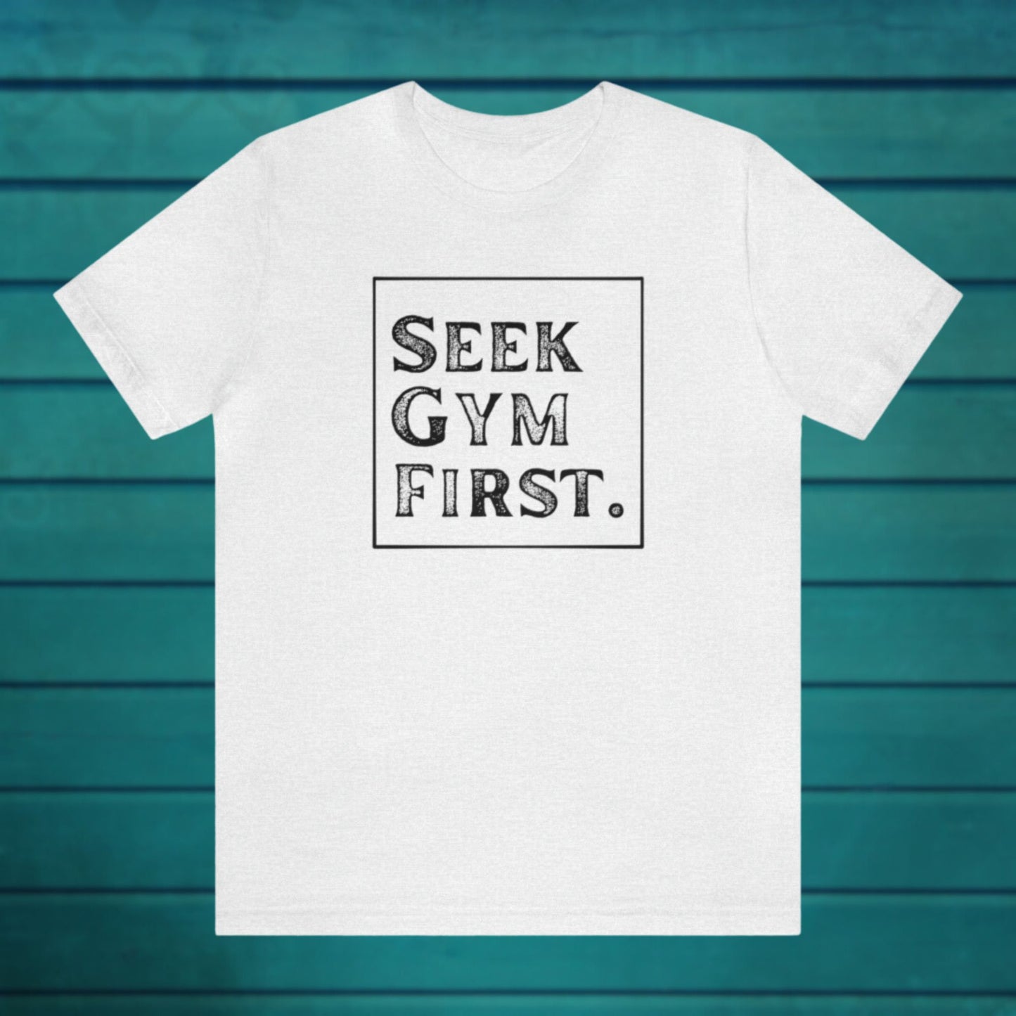 Seek Gym First Textured Casual Ash Tee | Sweat Success shop